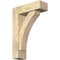 Ekena Millwork Thorton Block Rough Sawn Bracket w/ Offset Brace, Douglas Fir, 6"W x 18"D x 26"H BKT0604X18X26THR05RDF - alternate 1